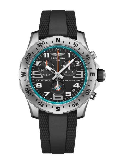 Review Breitling Endurance Pro 44 NFL Miami Dolphins Edition Replica watch E823106A1B2S1